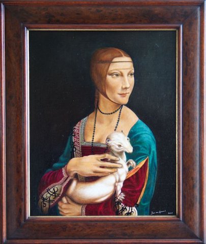 Da Vinci De dame met de witte hermelijn